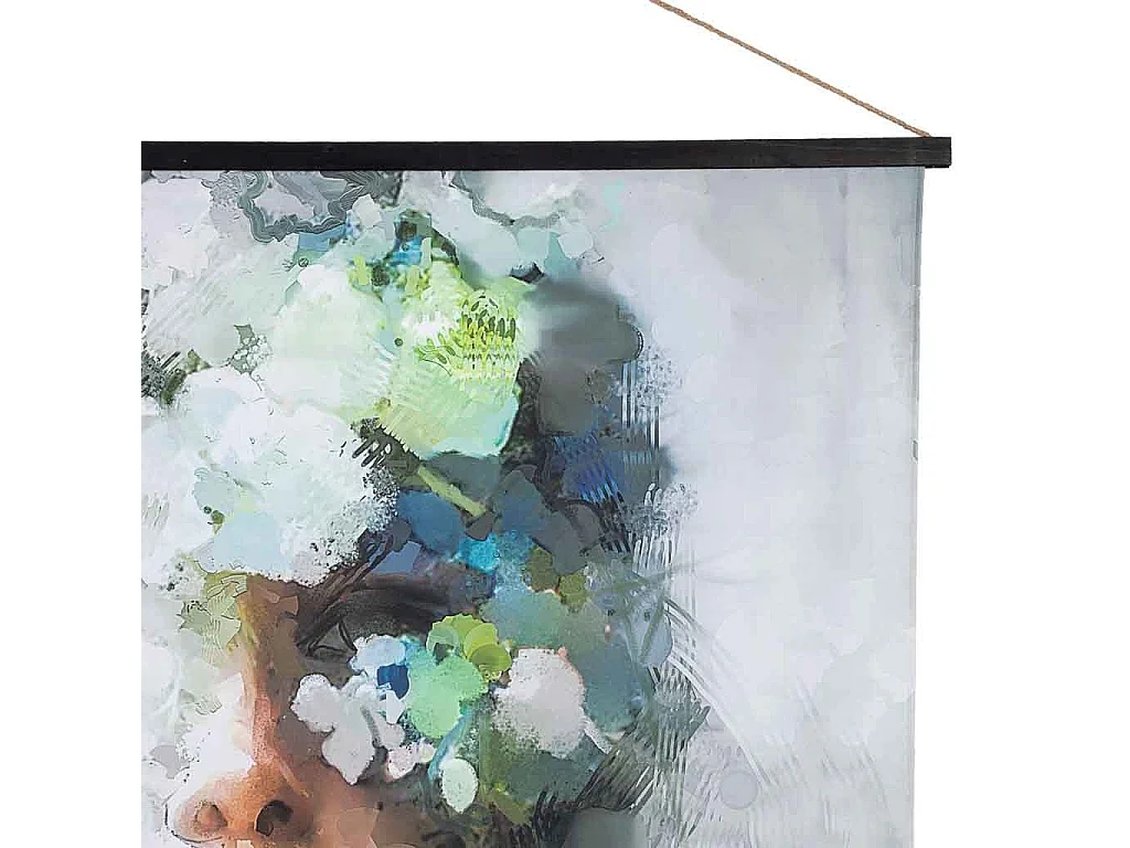 Toile imprimée en parchemin