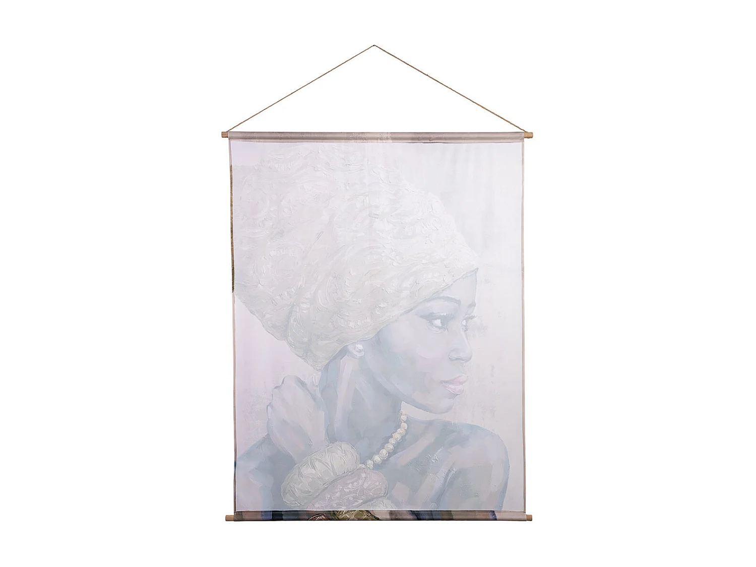 Bedruckte Stoff-Pergamentleinwand