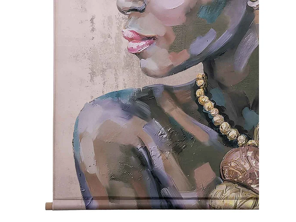 Bedruckte Stoff-Pergamentleinwand