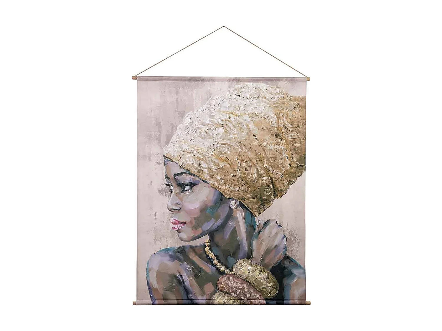 Lona de tecido impressa em pergaminho