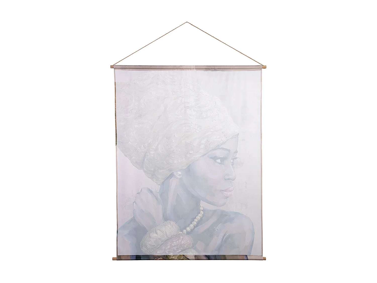 Lona de tecido impressa em pergaminho