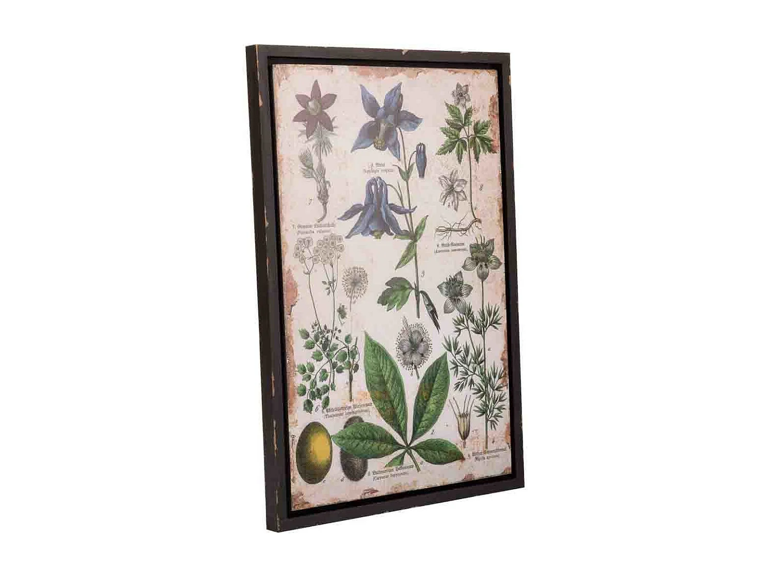 Cadre en bois et tissu