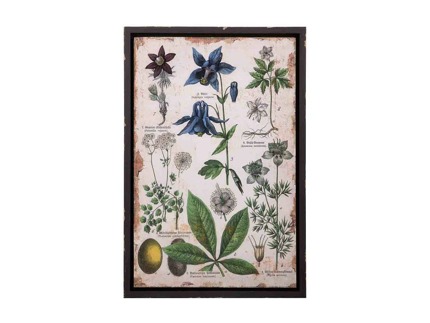 Cadre en bois et tissu