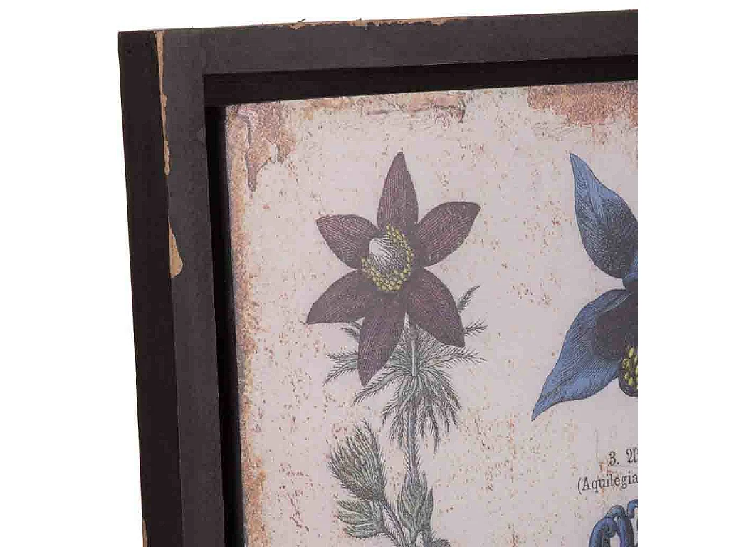 Cadre en bois et tissu