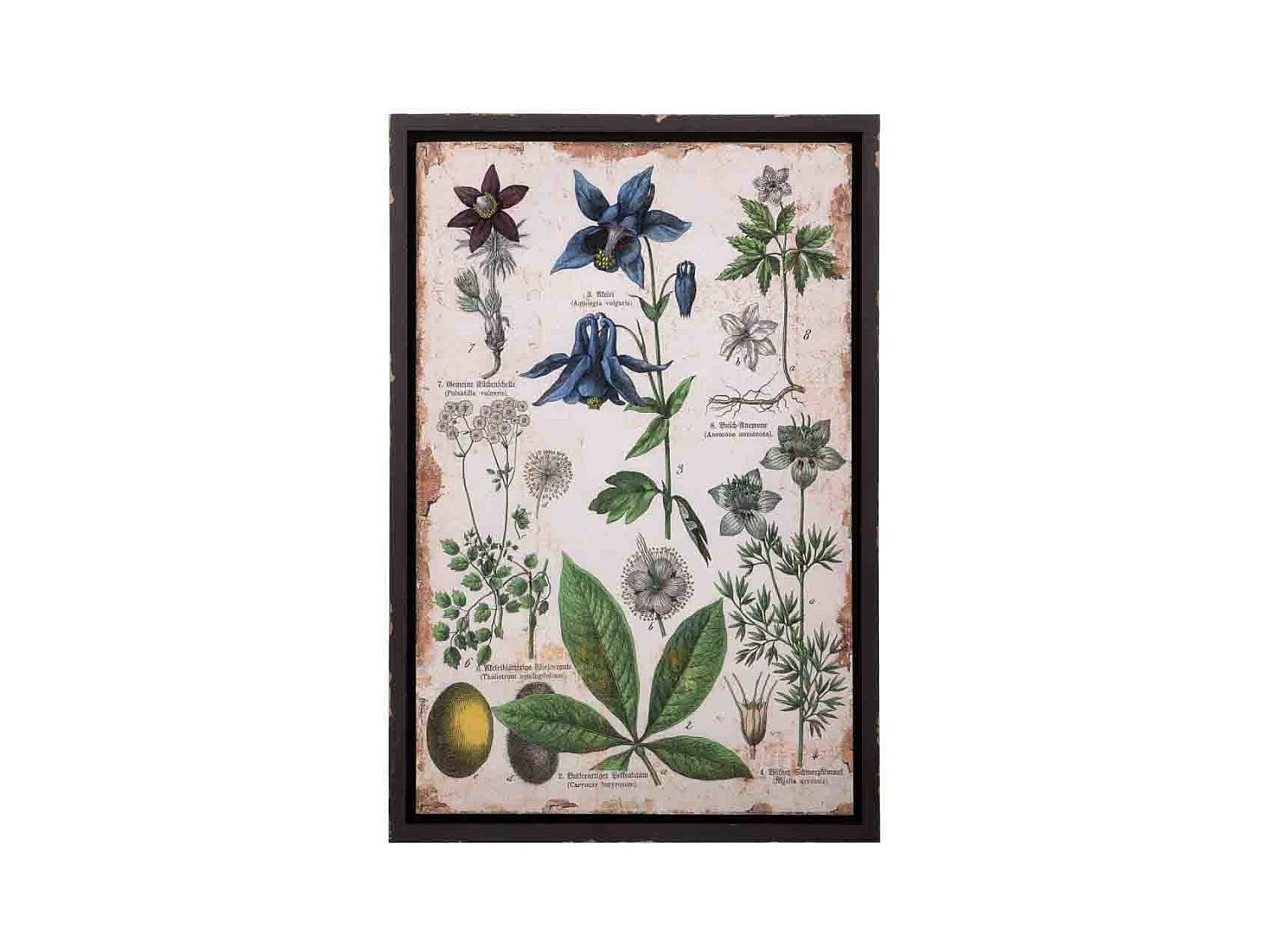 Rahmen aus Holz und Stoff