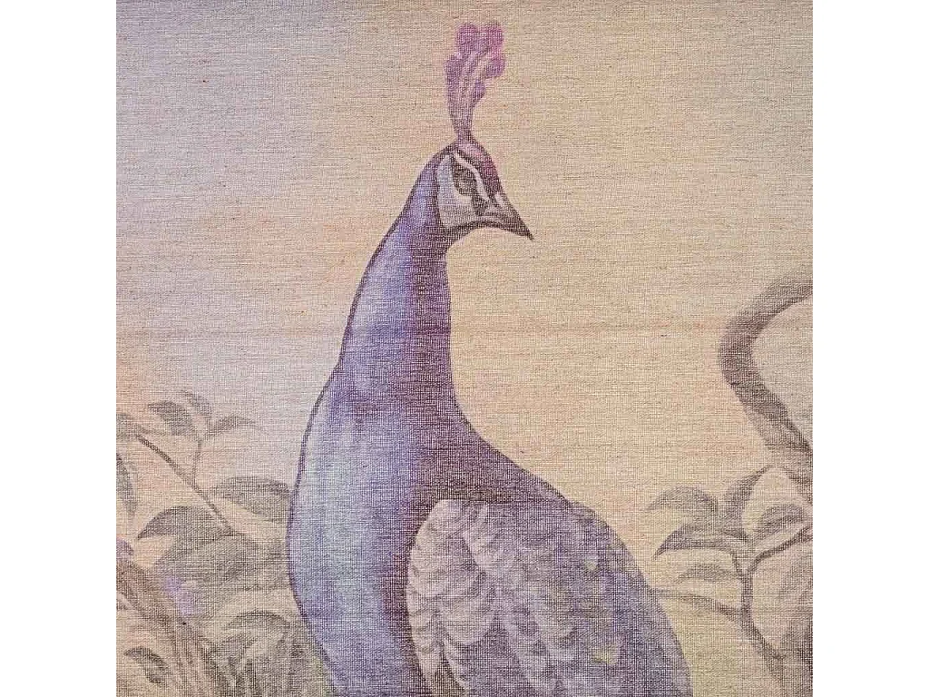 Lona de tecido impressa em pergaminho