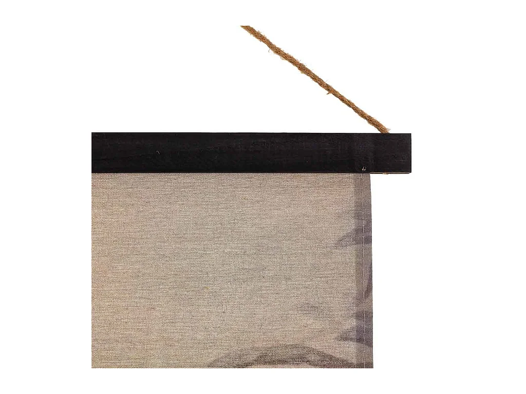 Toile imprimée en parchemin