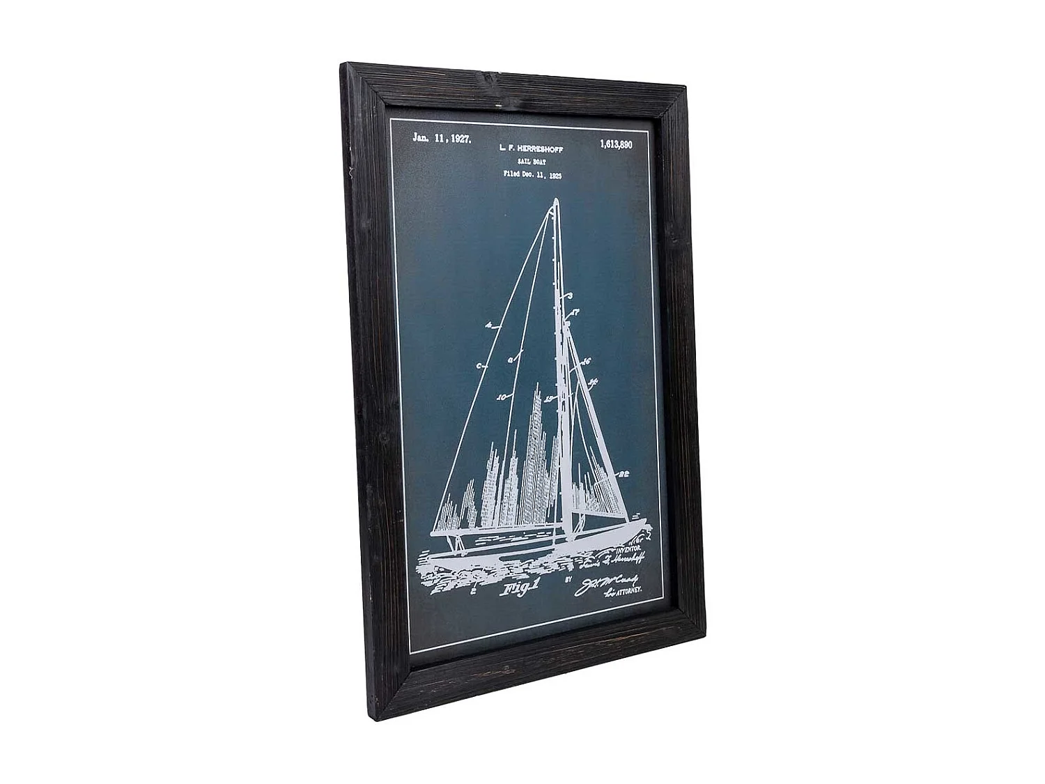 Quadro in tela stampata con cornice in legno, 40x60x1,5