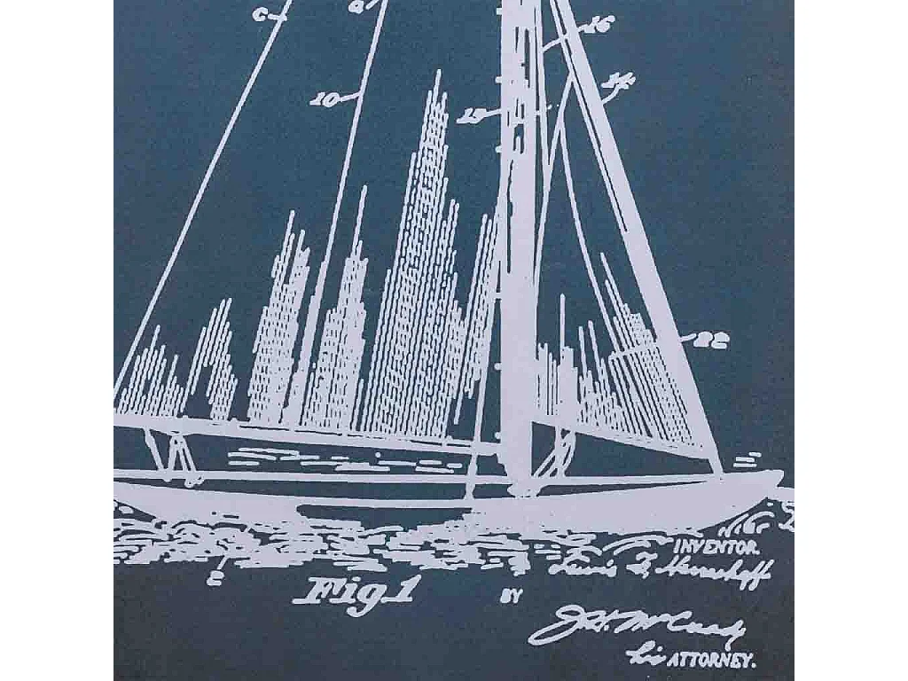 Quadro in tela stampata con cornice in legno, 40x60x1,5