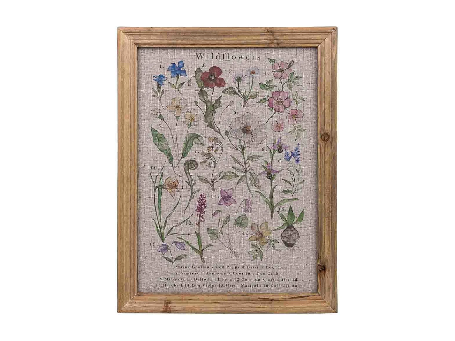 Quadro in tela stampata con cornice in legno, 33x43x1,8