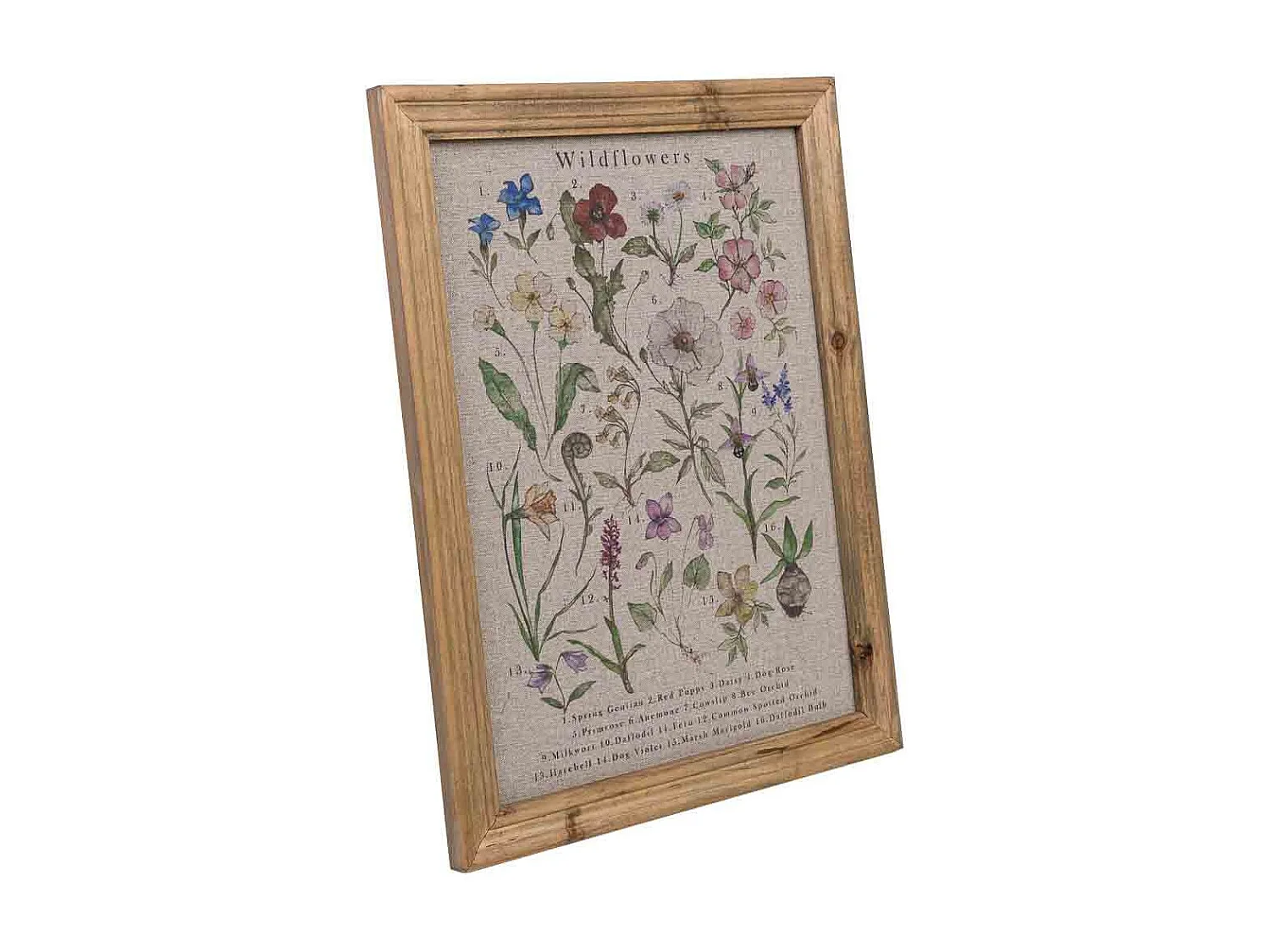 Quadro in tela stampata con cornice in legno, 33x43x1,8