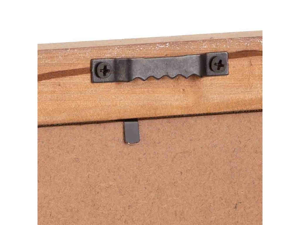 Rahmen aus Holz und Stoff