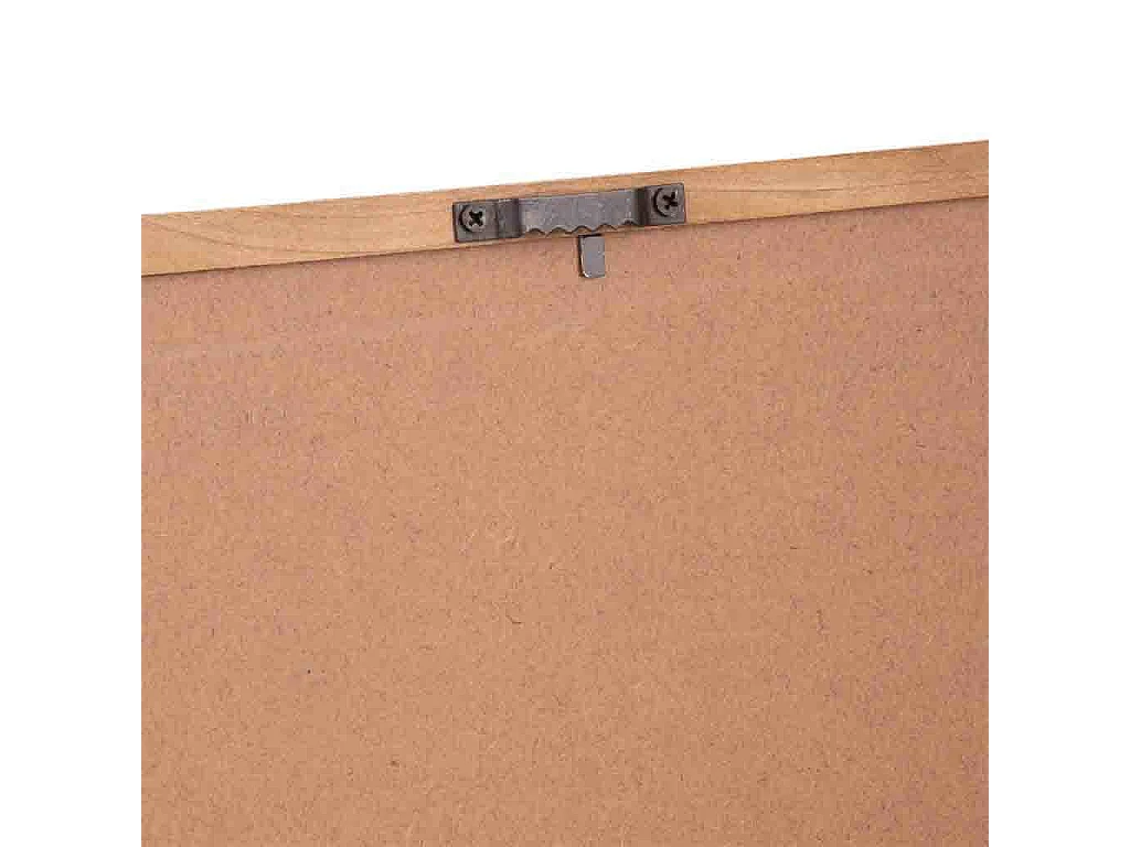 Quadro de madeira e tecido