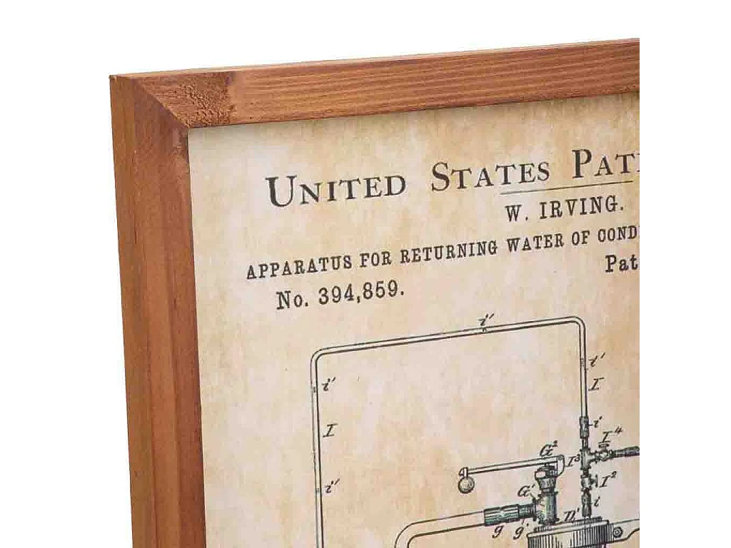 Rahmen aus Holz und Stoff