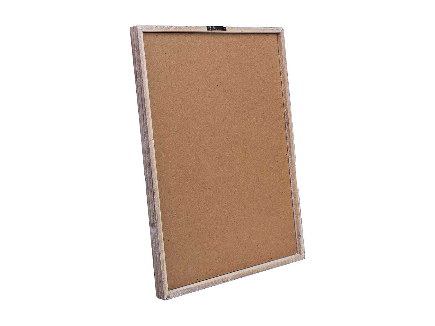 Rahmen aus Holz und bedrucktem Stoff