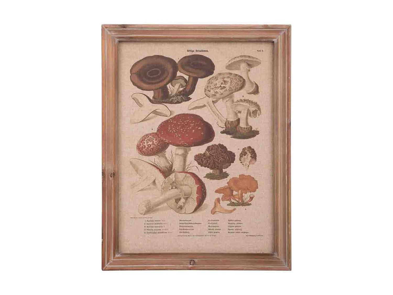 Rahmen aus Holz und Stoff