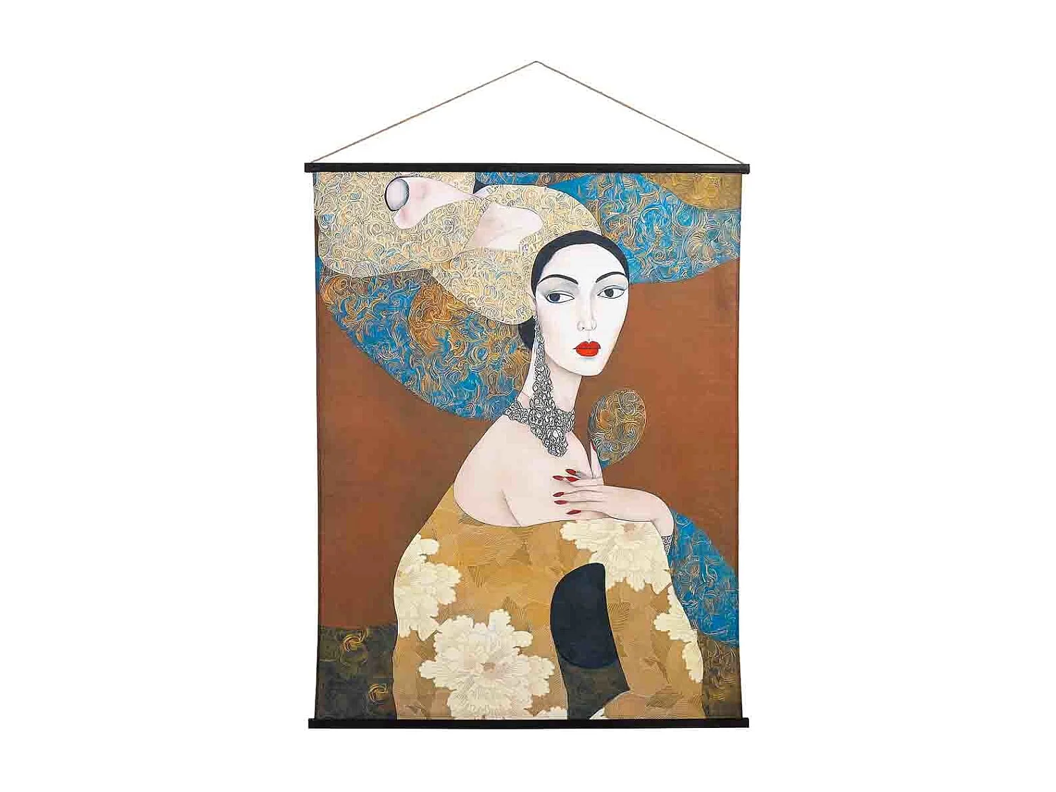 Lienzo pergamino de tela impresa 125x160x1,7