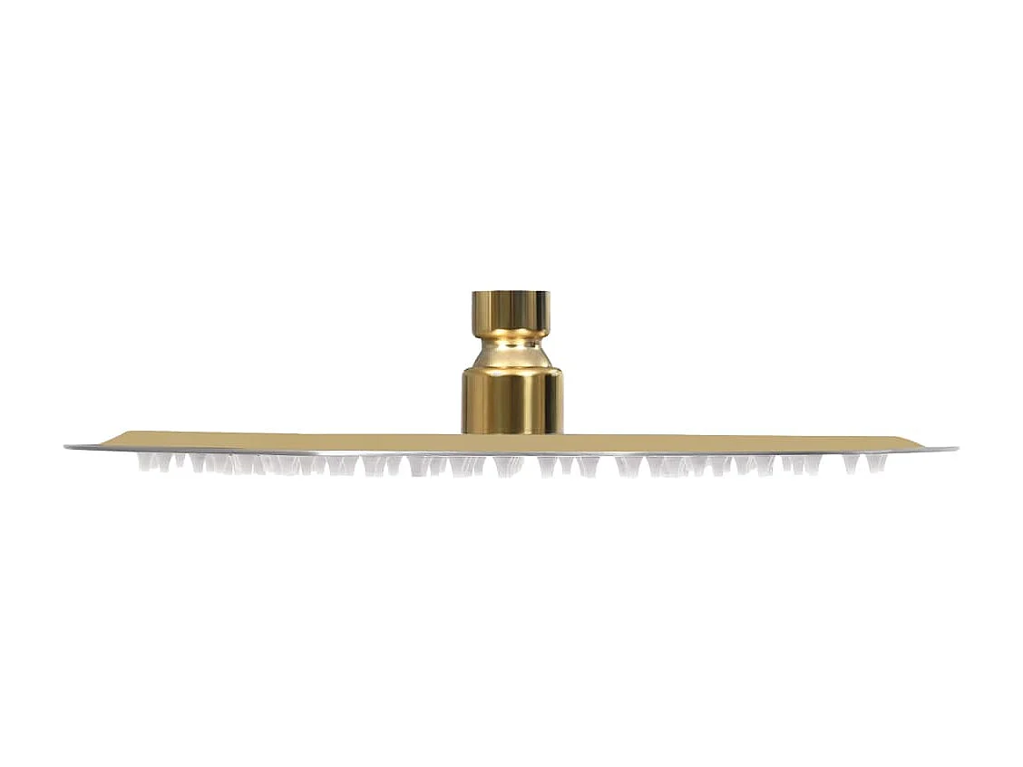 Cabeça de chuveiro de chuva pulverizador cabeça de chuveiro de mão acessório do banheiro aço inoxidável 25 cm redondo dourado 02_0002086