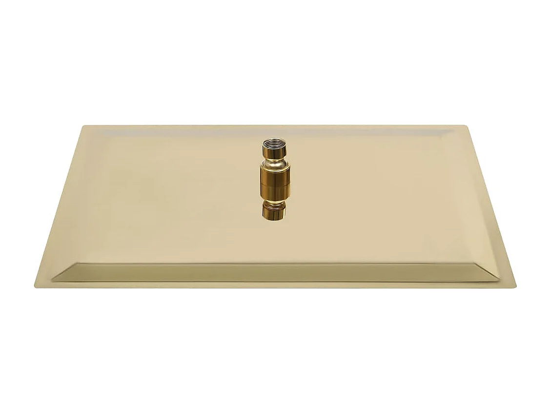 Chuveiro efeito chuva em aço inox 40x30 cm Retangular Dourado 02_0002096