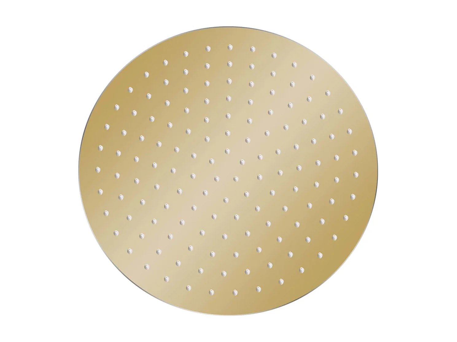 Soffione doccia a pioggia Soffione doccia Soffione doccia a mano Accessorio per il bagno Acciaio inossidabile 30 cm Rotondo dorato 02_0002087