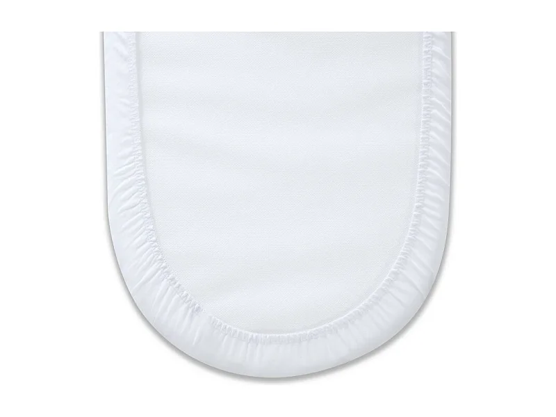 Protetor de berço de poliéster branco 78x28x4 cm