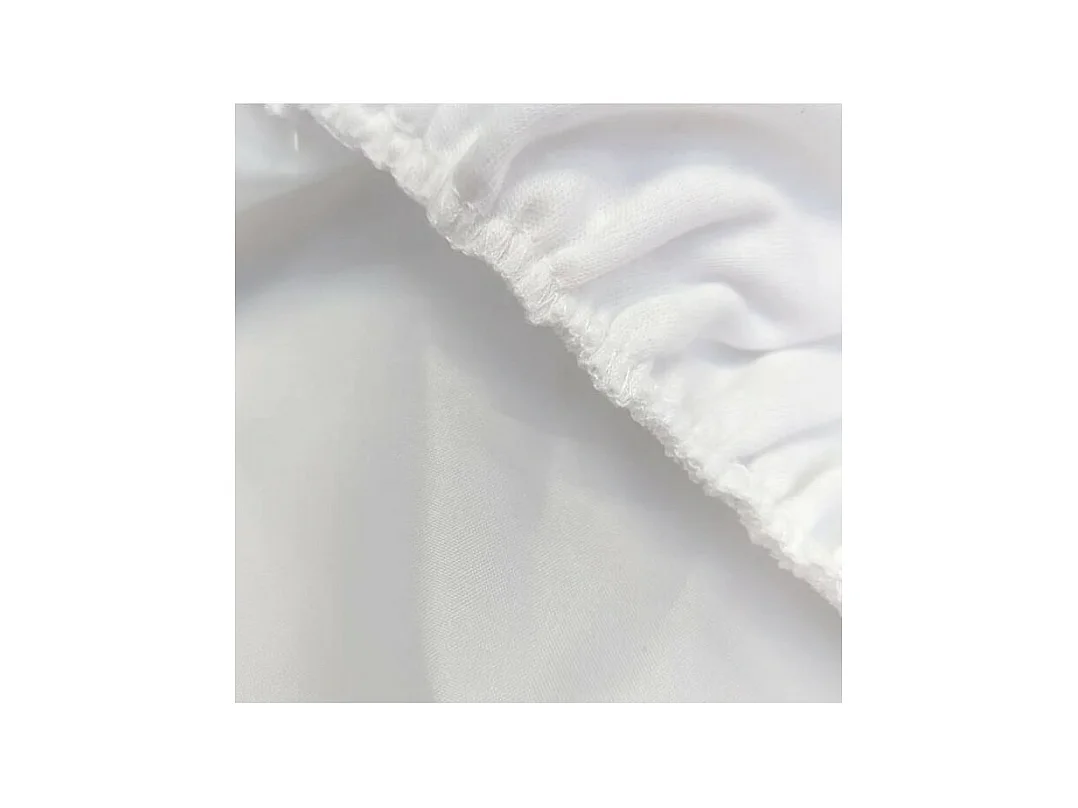 Matratzenschoner für Moseskorbaus weiß 65x28x4 cm