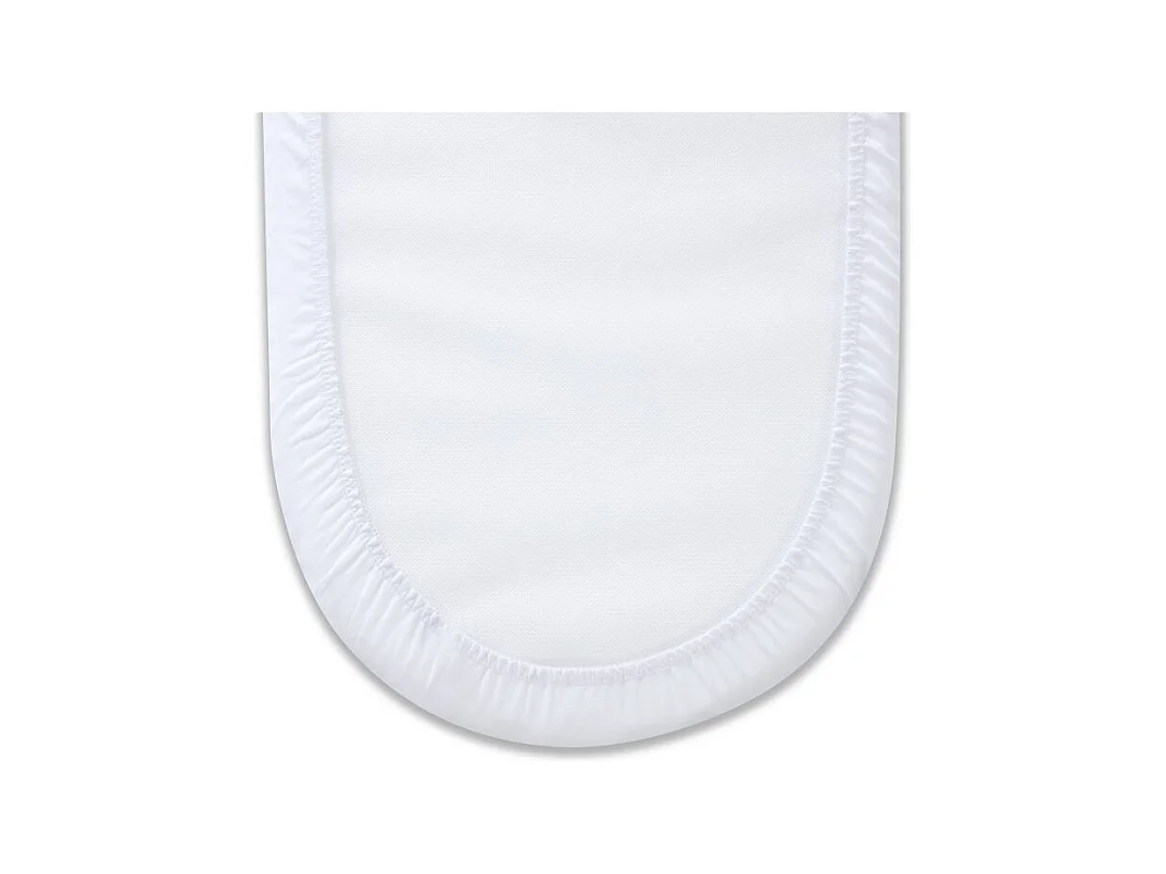 Matratzenschoner für Moseskorbaus weiß 65x28x4 cm