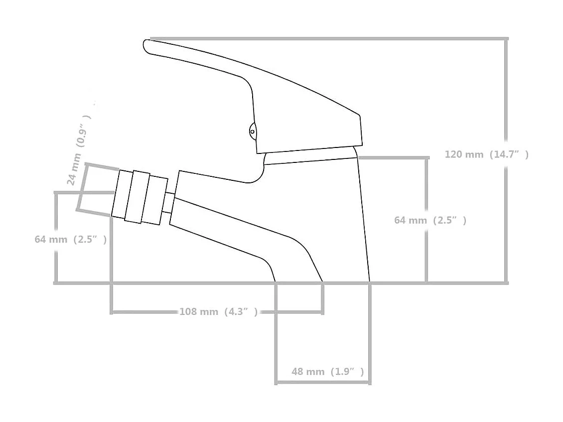 Lot de deux robinets 13 x 13 x 12 cm 02_0003530