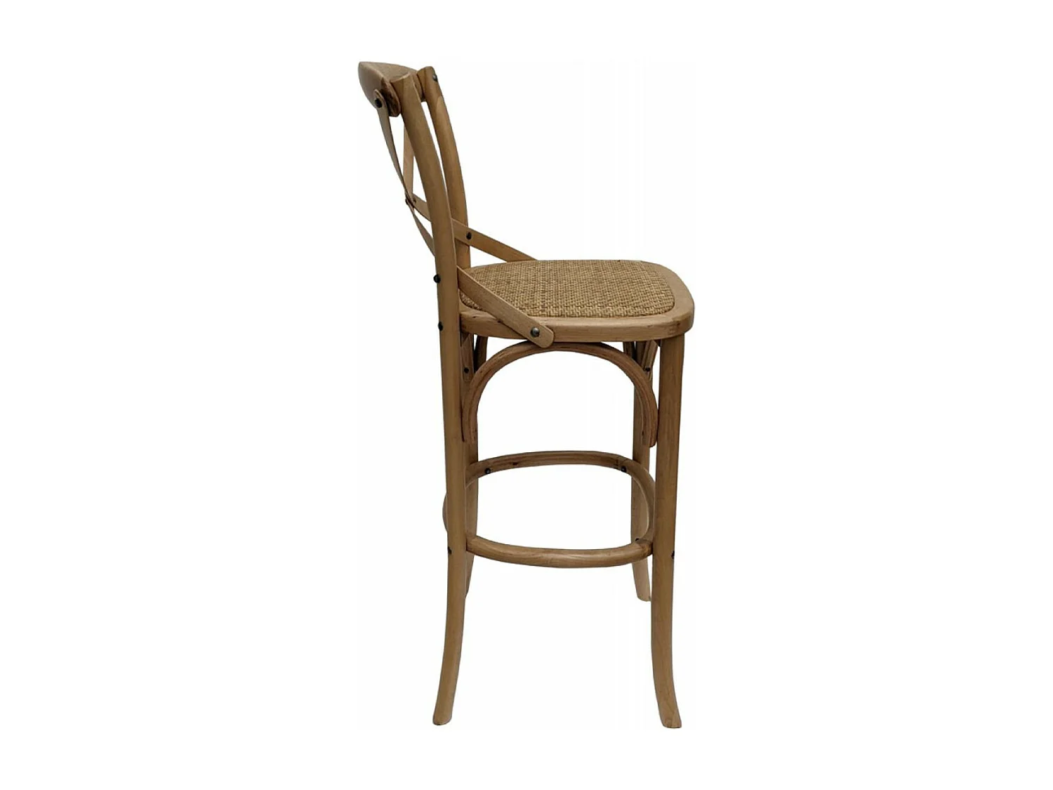 Chaise haute bistrot Bois Beige - Ressources Interior's
