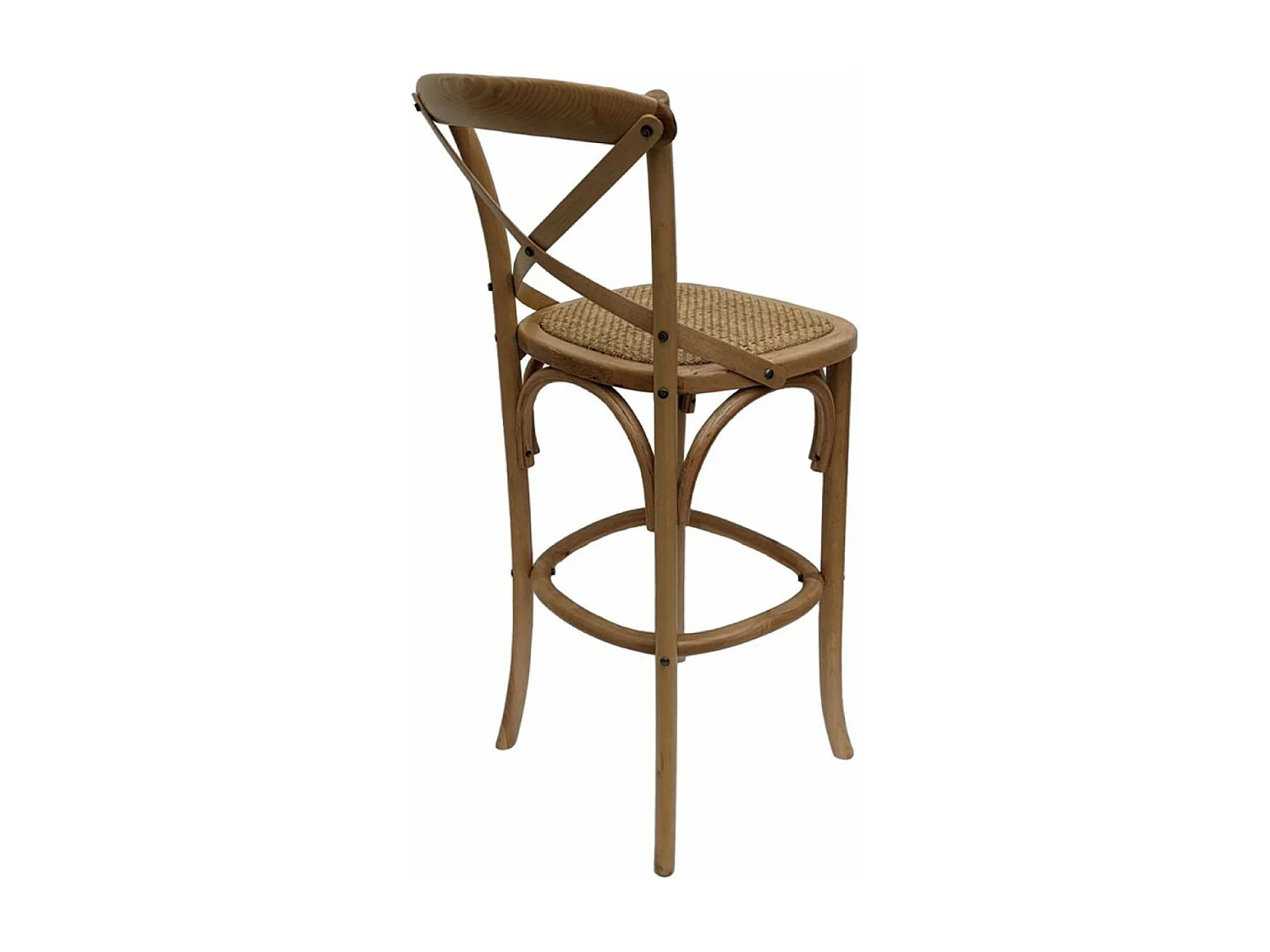 Chaise haute bistrot Bois Beige - Ressources Interior's