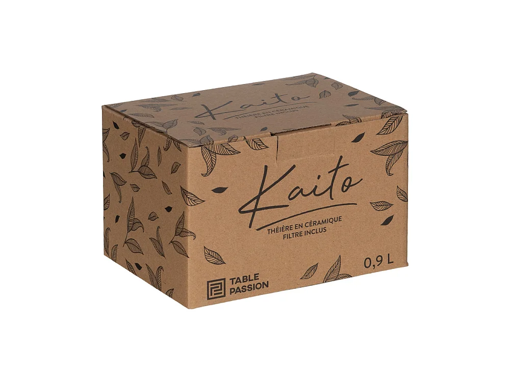 Théière avec filtre Kaito jaune 0,9L