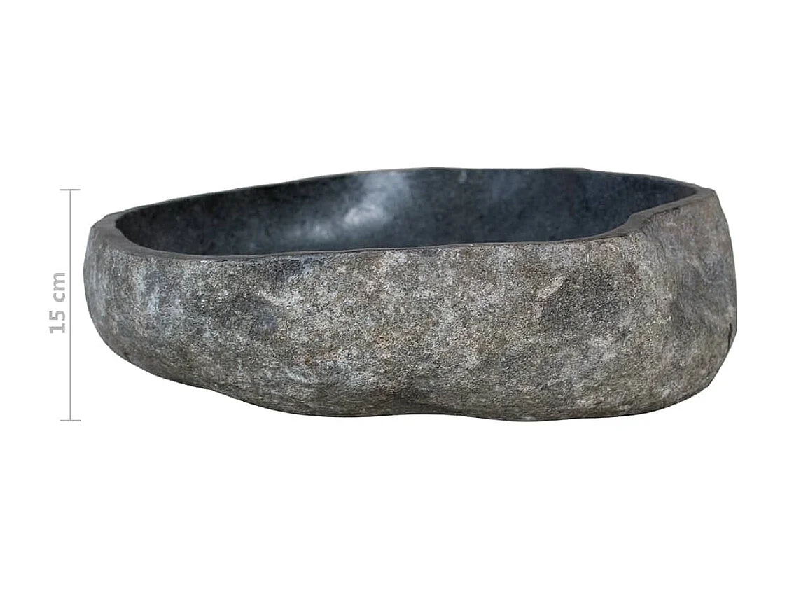 Lavabo ovalado de piedra de río 46-52 cm 02_0002653