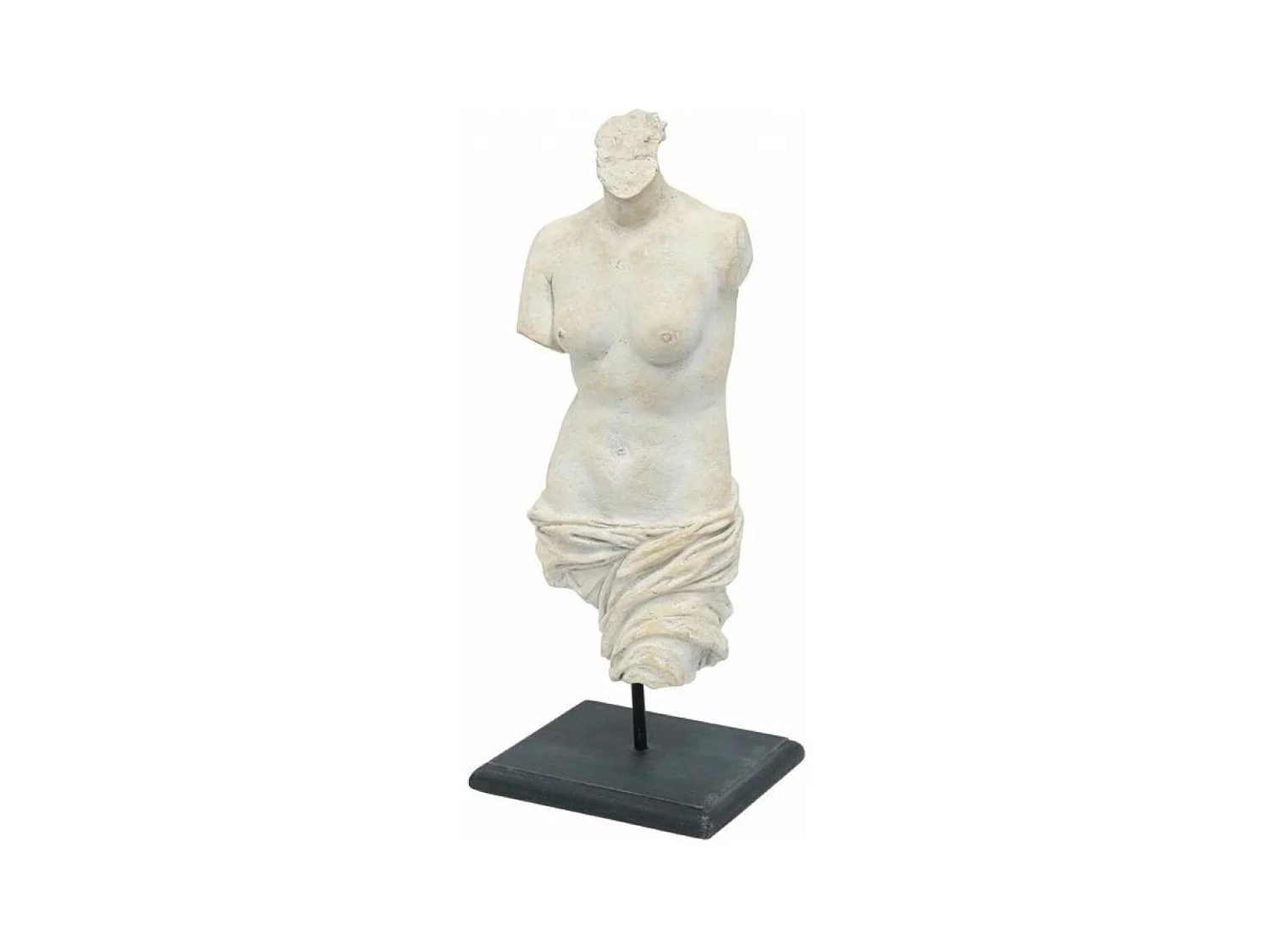 Statue vénus sur pied Résine Blanc - Basique Interior's