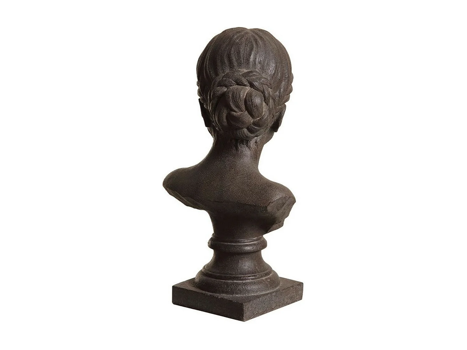 Statue buste jeune fille MDF Marron - Charme Interior's