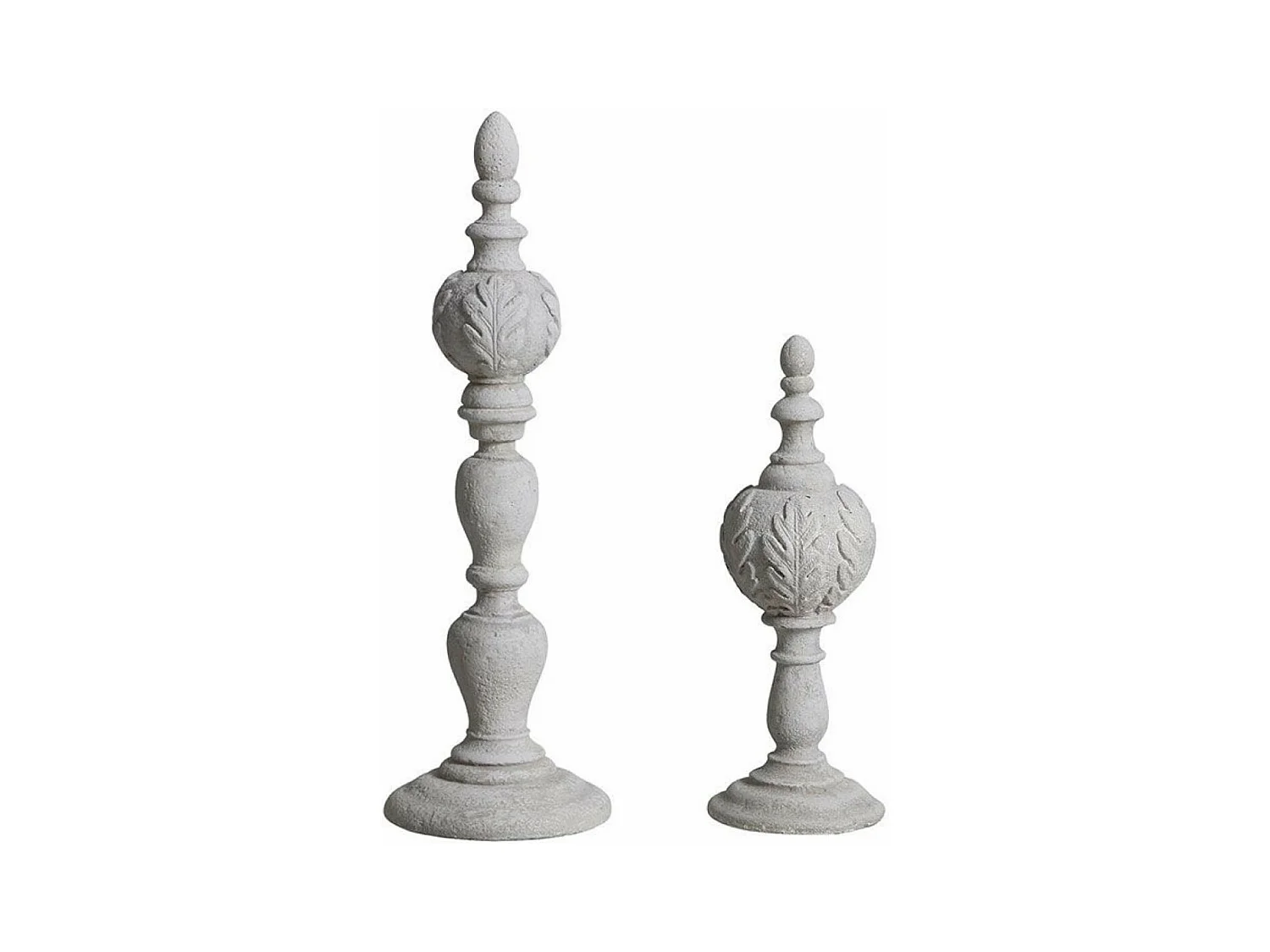 Ornementation en béton (duo) Pierre Blanc - Charme Interior's