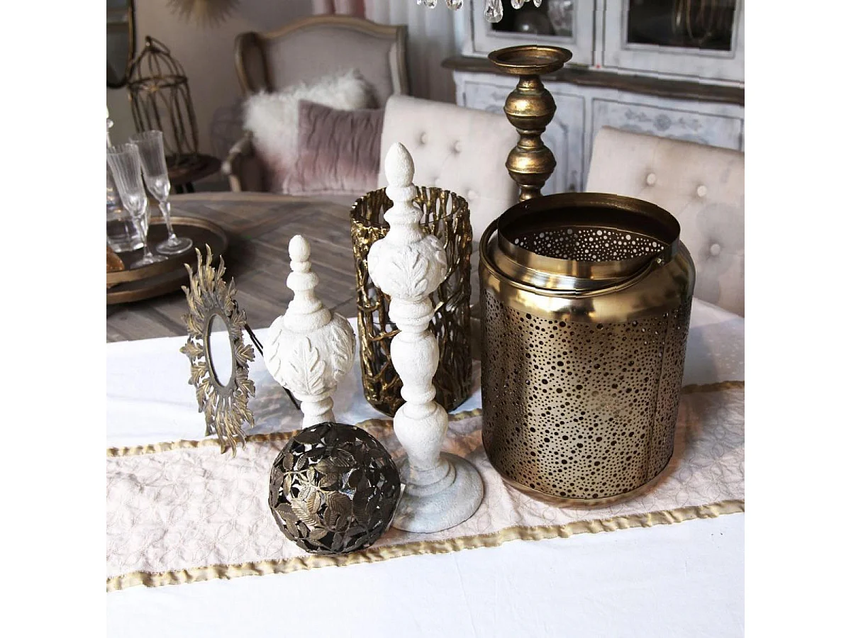 Ornementation en béton (duo) Pierre Blanc - Charme Interior's