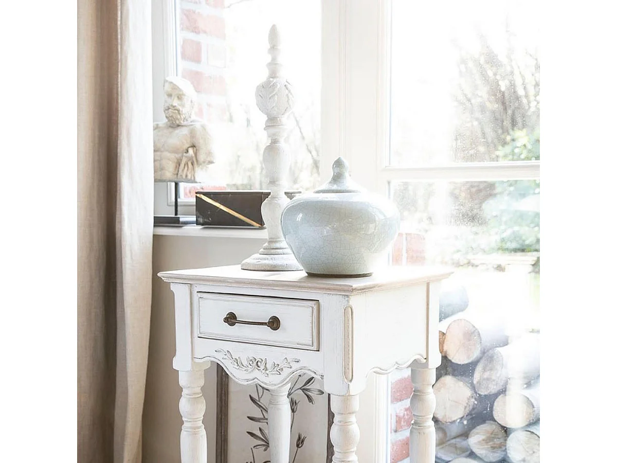 Ornementation en béton (duo) Pierre Blanc - Charme Interior's