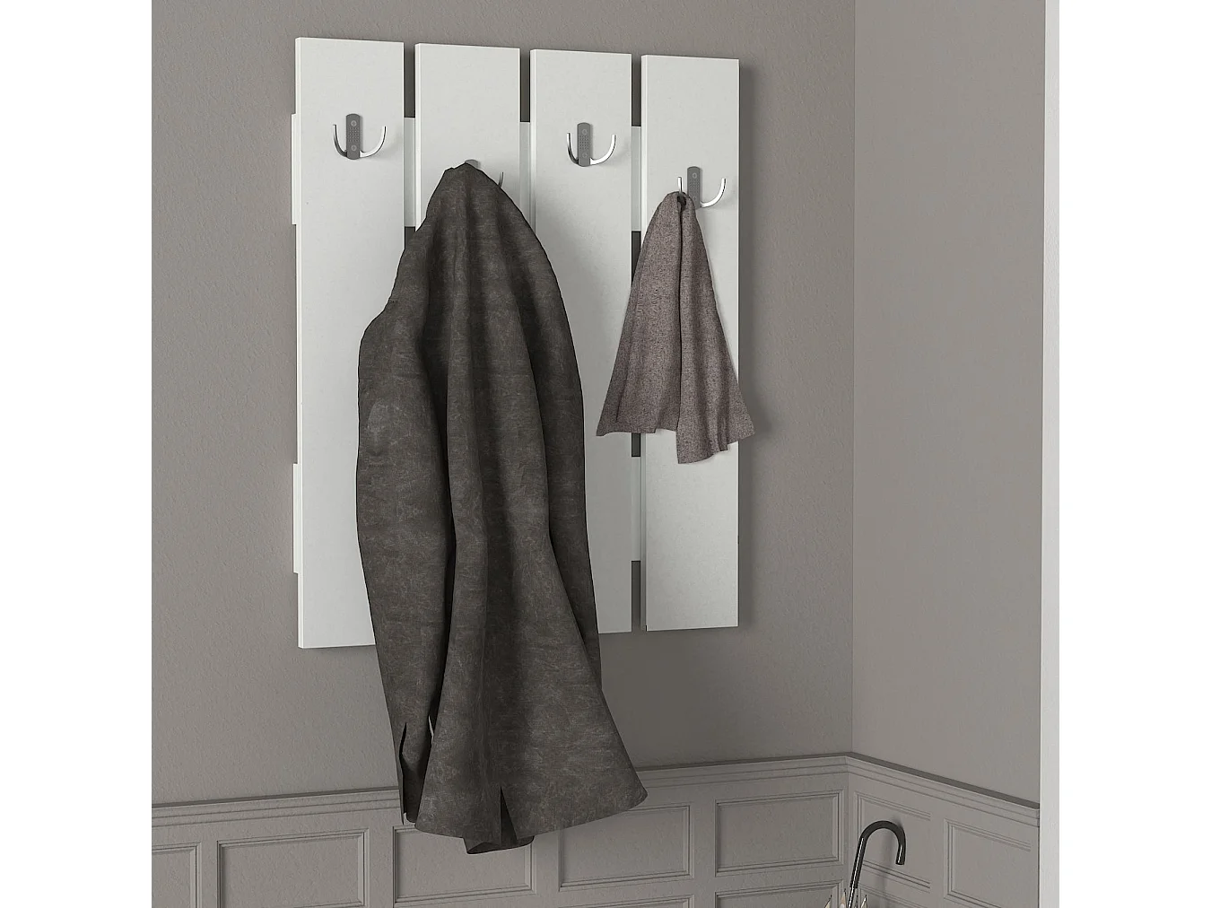 Garderobe Anita Weiß