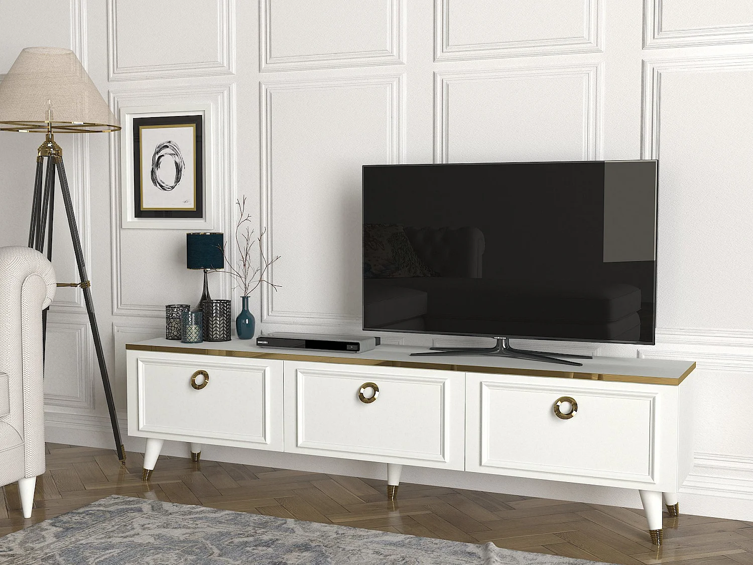 TV Lowboard Cornelia Weiß