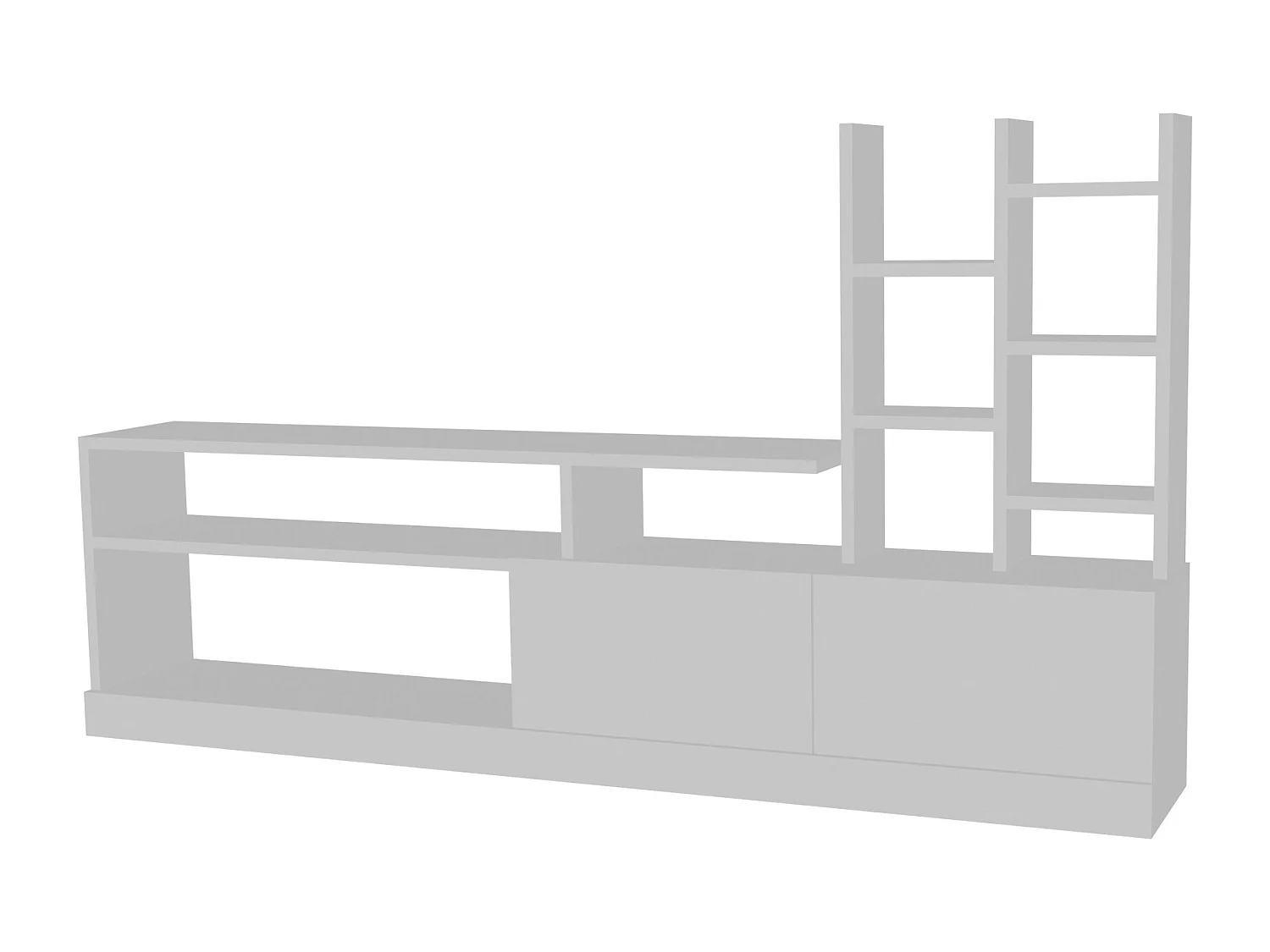 Wohnwand Dolunay Weiß