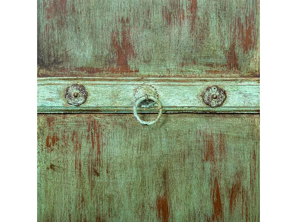Armario de madera acabado artesanal 105x42x199