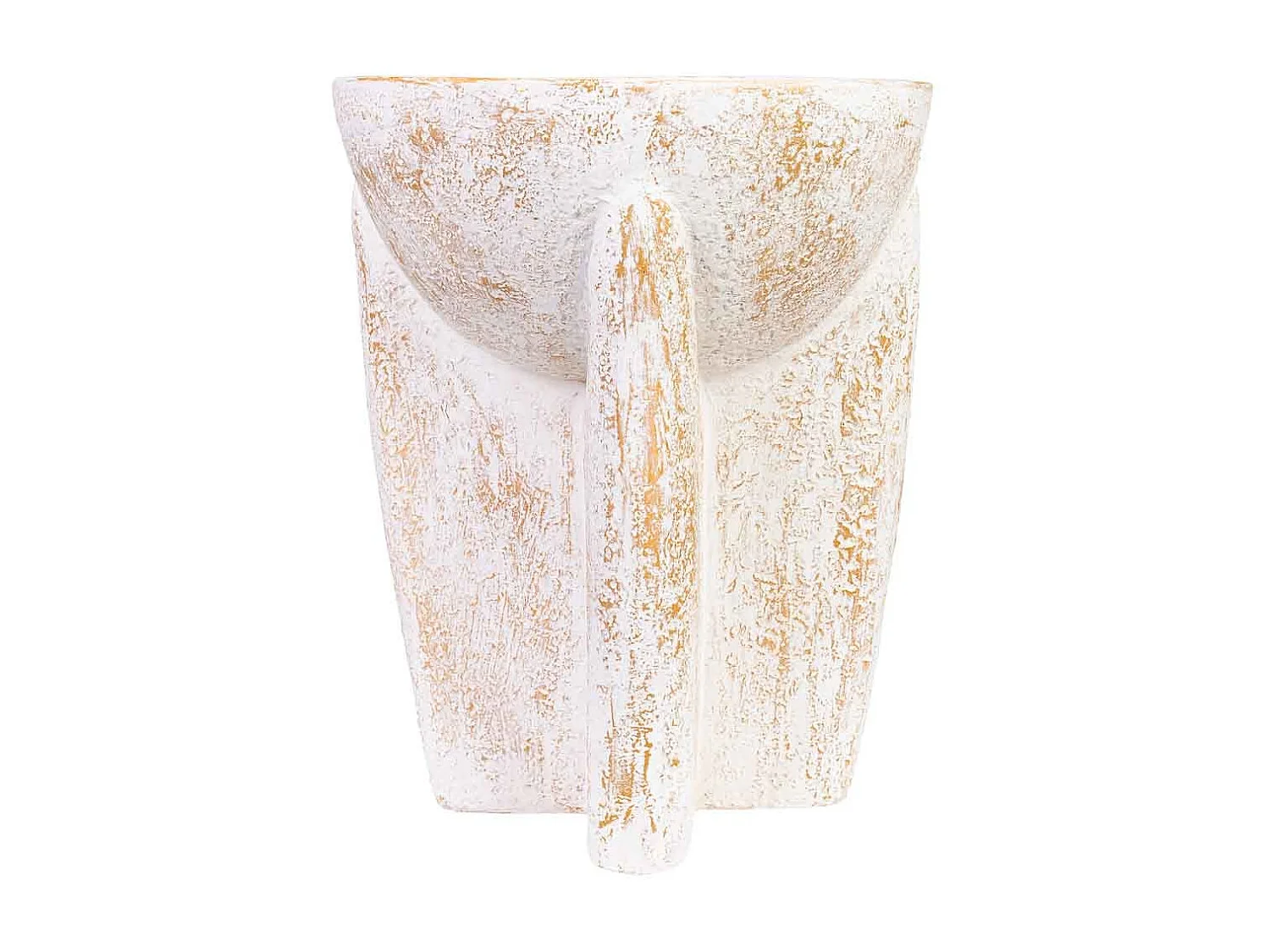 Mesa de apoio em magnésio branco 38x38x46