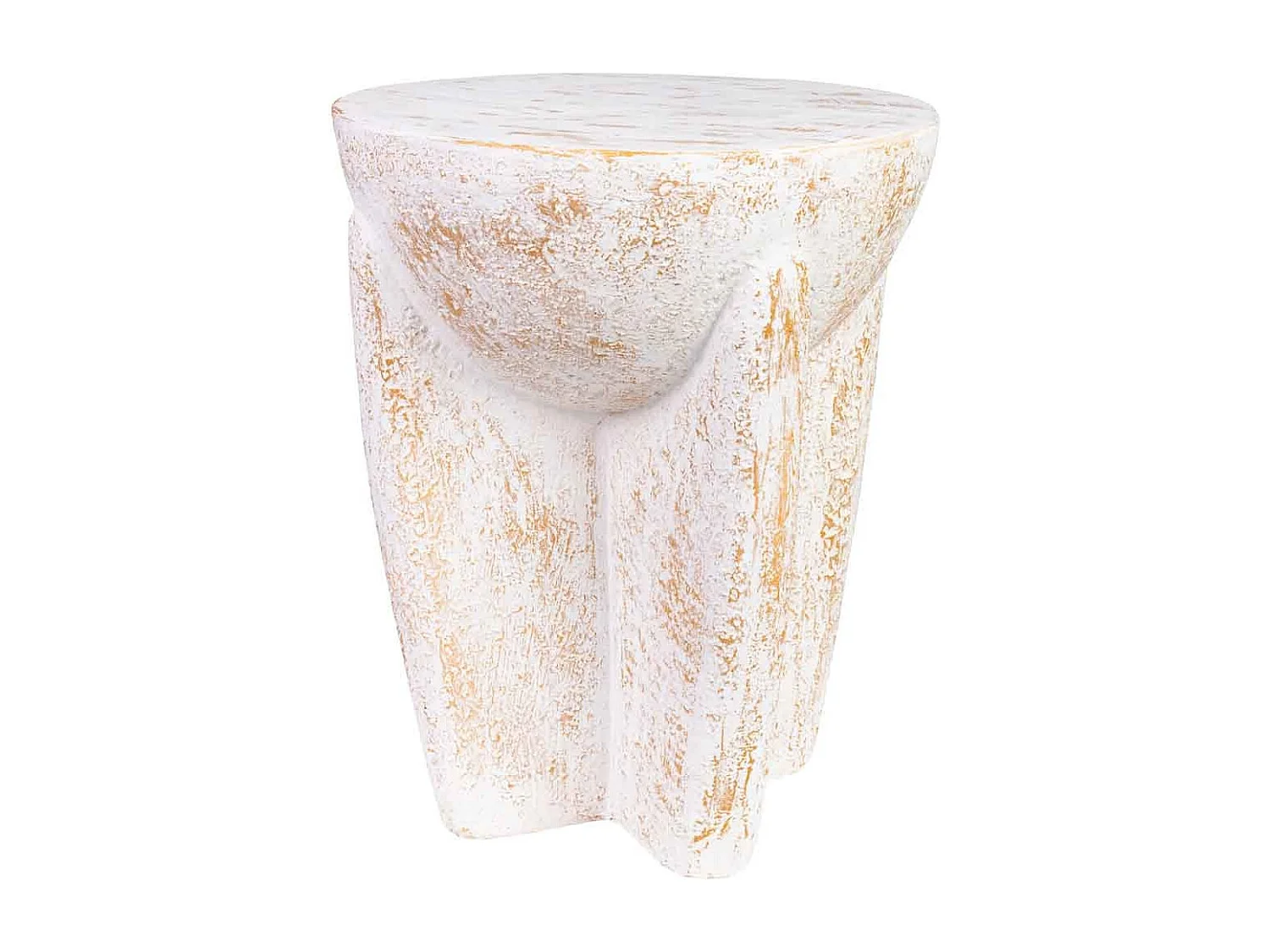 Mesa de apoio em magnésio branco 38x38x46