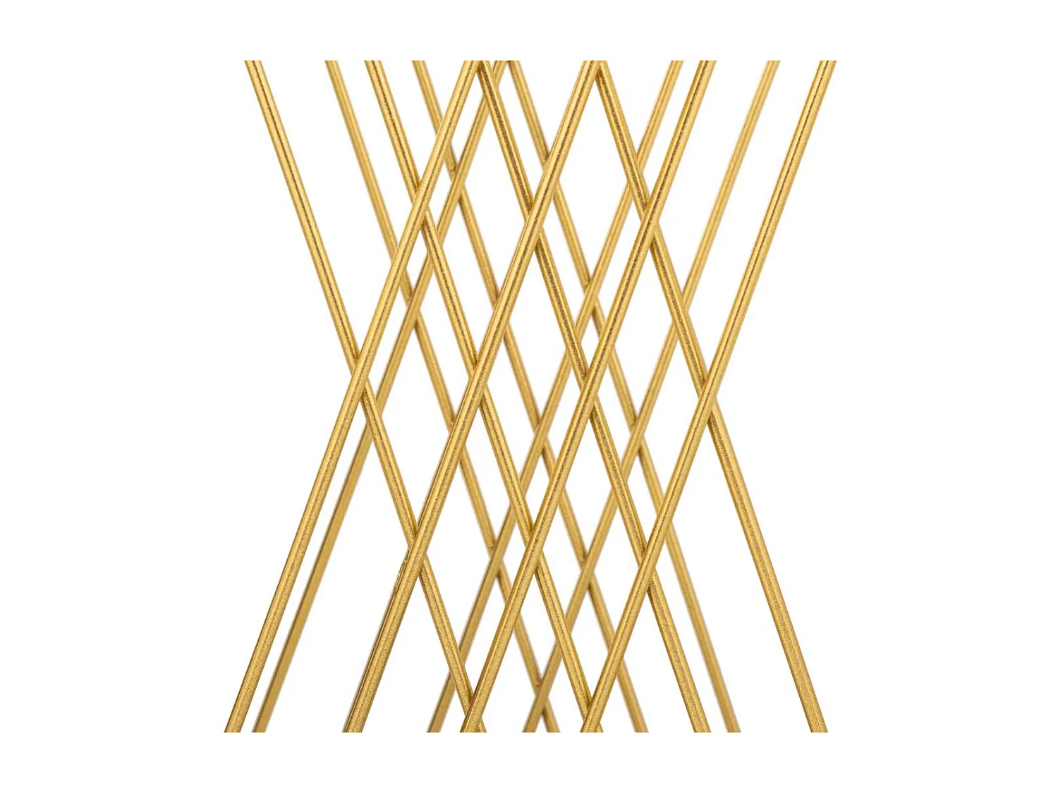 Quadratischer Ecktisch aus goldfarbenem Metall 40x40x70