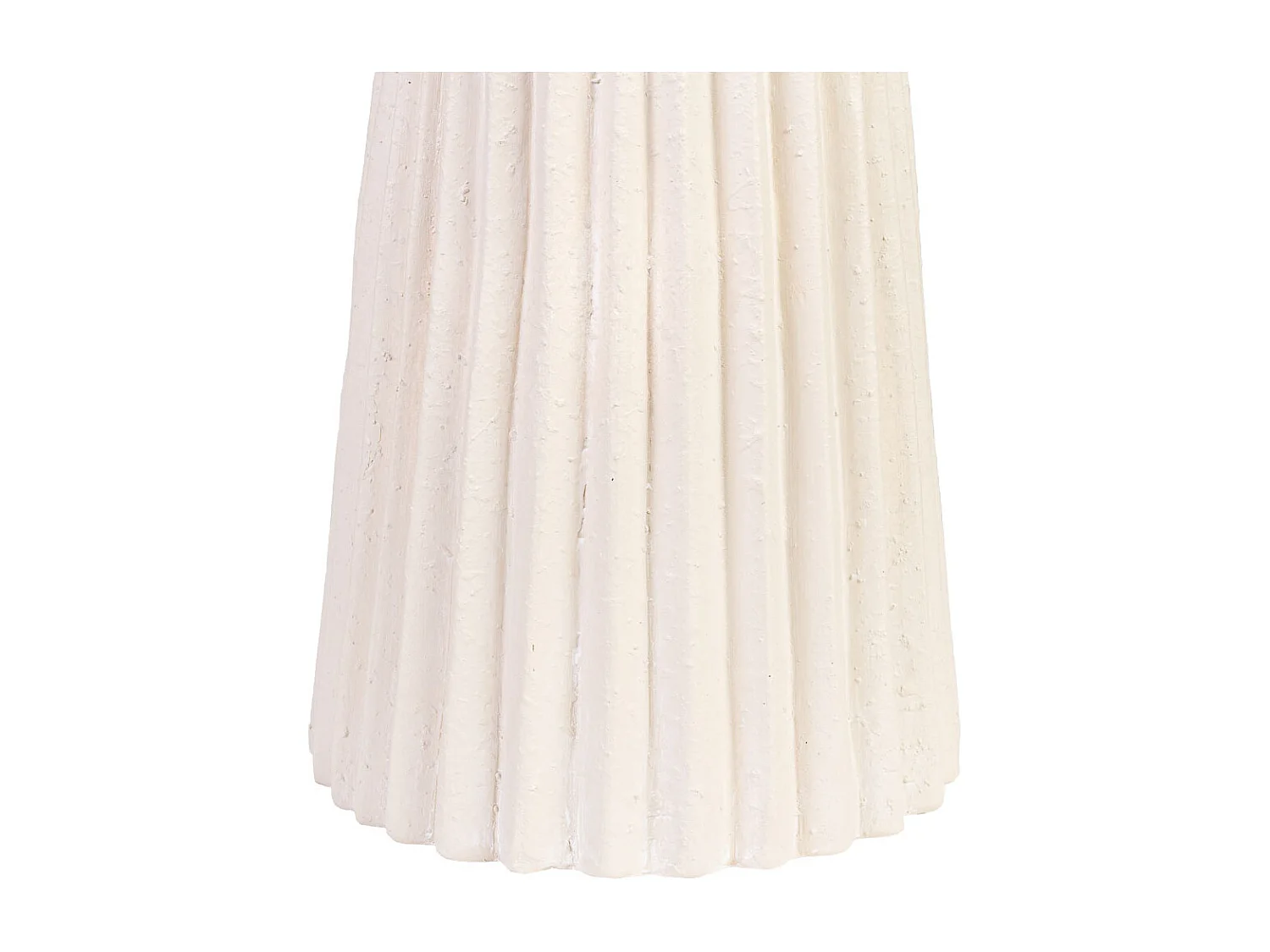 Table d'appoint en magnésium blanc 38x38x46