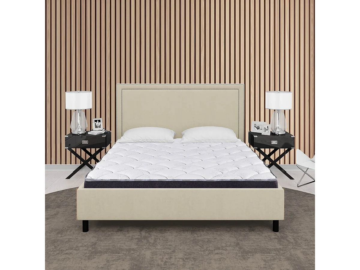 SELIAN - Matelas 180x200 cm Ressorts ensachés Soutien très ferme Ep.27cm