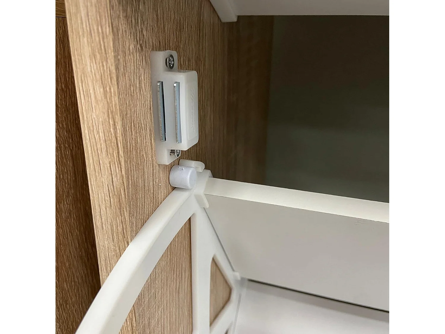 Zapatero Espacioso de 5 Puertas en Acabado Roble Sonoma Y Frentes Con Espejo decorativo | Capacidad para 15 Pares | 67x28x191,5 cm