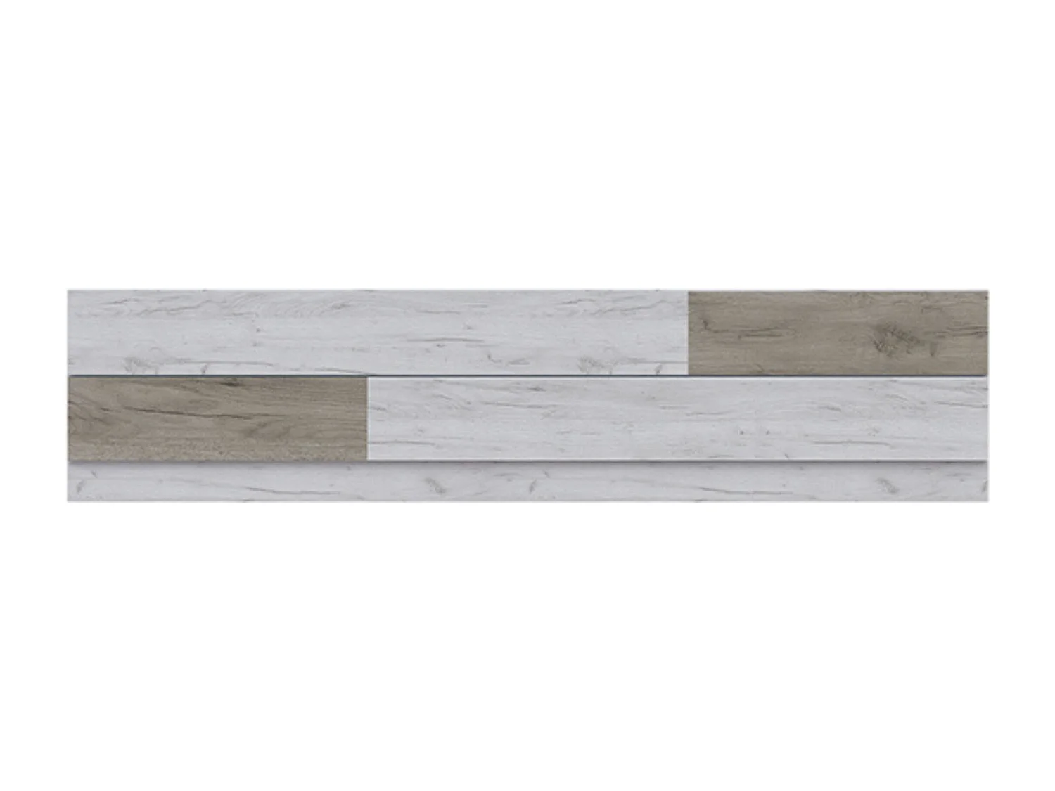 Meyvaser - Cabezal para Cama de Matrimonio, Cabecero, Color Andersen pino - Gris, Medidas: 220 cm (Ancho) x 51 cm (Alto) x 3 cm (Fondo)