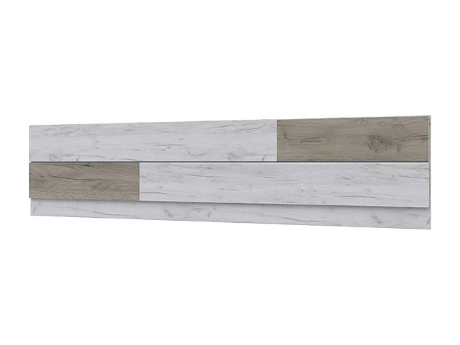 Meyvaser - Cabezal para Cama de Matrimonio, Cabecero, Color Andersen pino - Gris, Medidas: 220 cm (Ancho) x 51 cm (Alto) x 3 cm (Fondo)