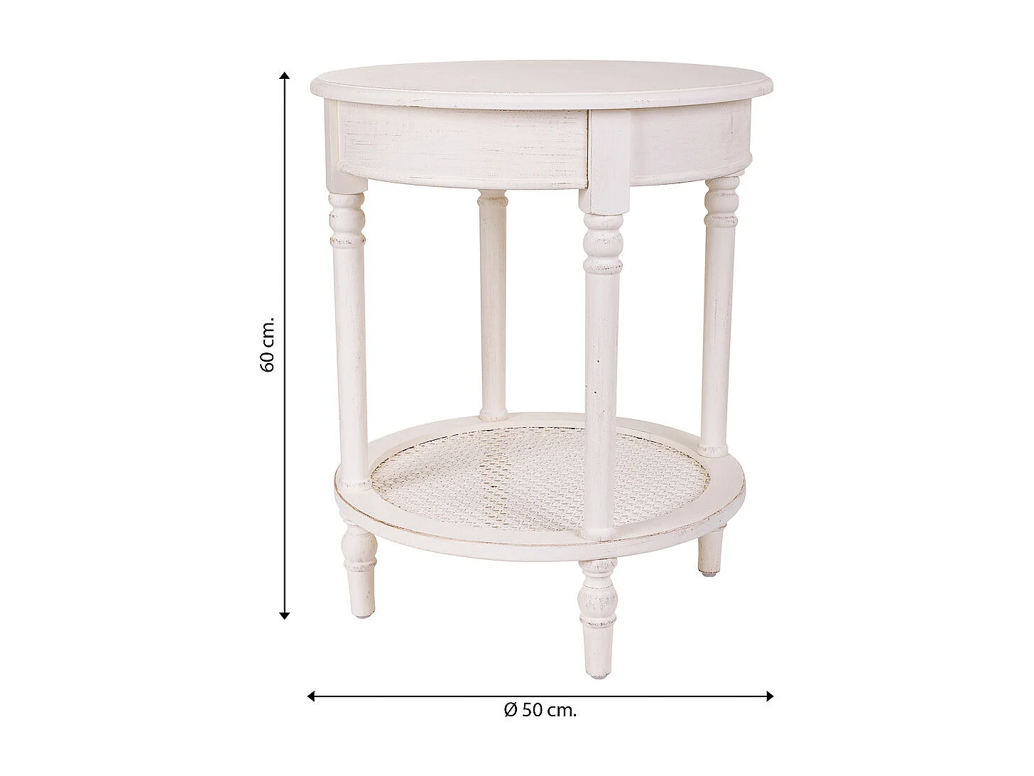 Table d'angle 50x50x60